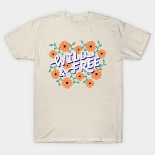 Wild and Free floral T-Shirt